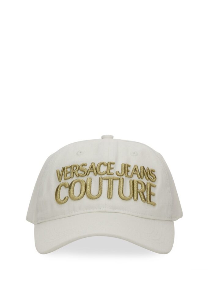 Versace Jeans Couture BASEBALL HAT WITH LOGO EMBROIDERY
