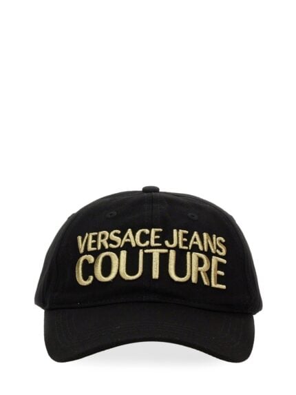 Versace Jeans Couture BASEBALL HAT WITH LOGO EMBROIDERY