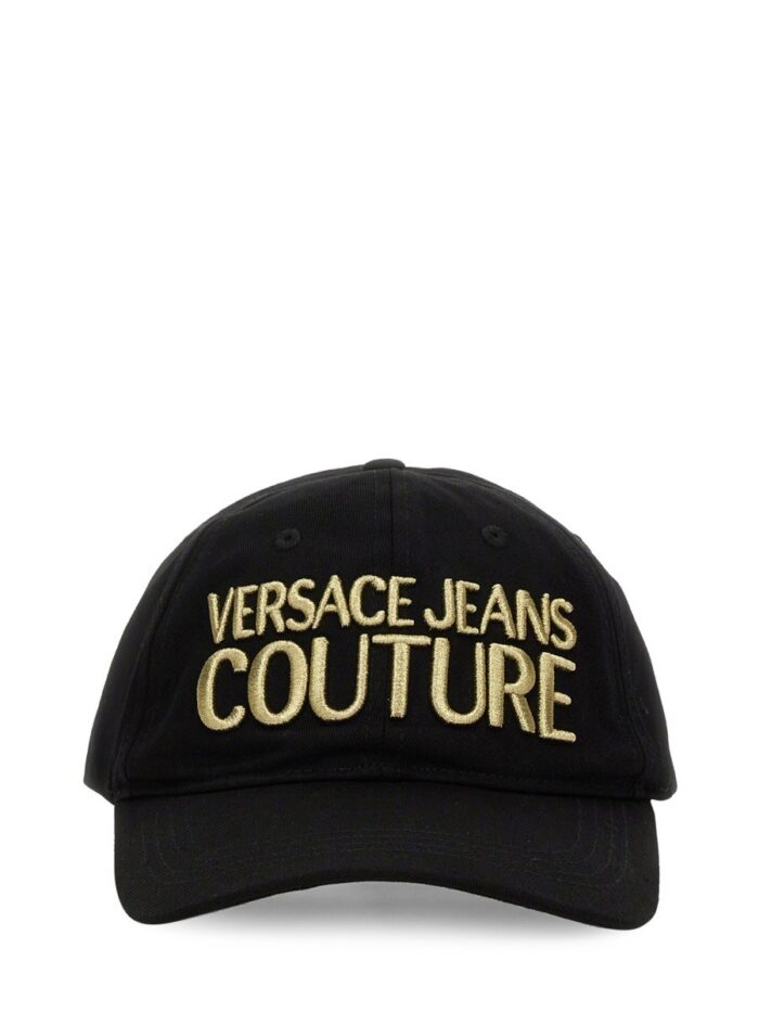 Versace Jeans Couture BASEBALL HAT WITH LOGO EMBROIDERY