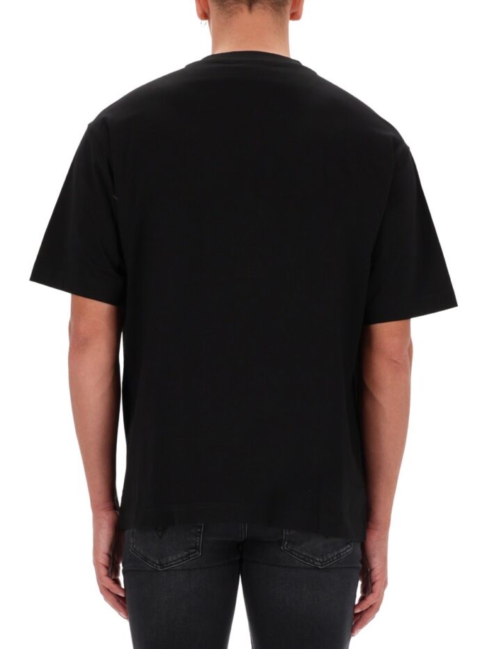 versace jeans couture butterfly logo t shirt Versace Jeans Couture BUTTERFLY LOGO T-SHIRT