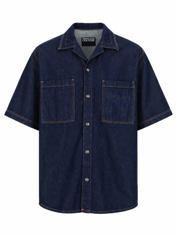 Versace Jeans Couture CAMICIA IN DENIM CON LOGO