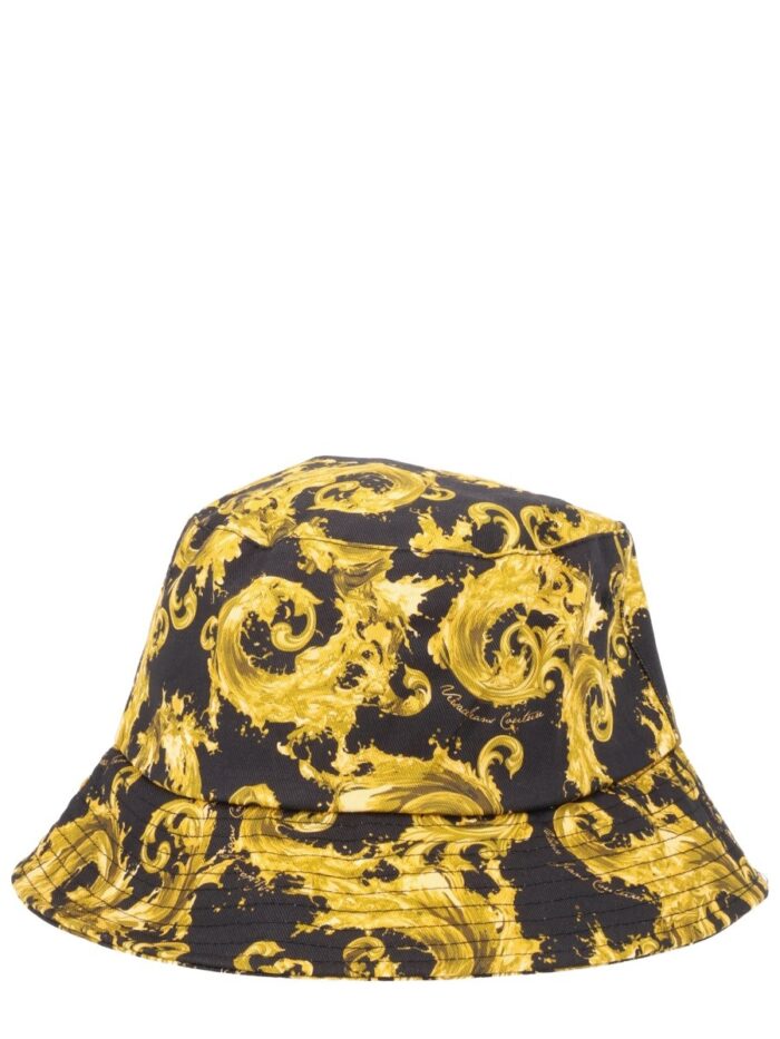 Versace Jeans Couture CAPPELLO CON STAMPA "WAVE" E LOGO