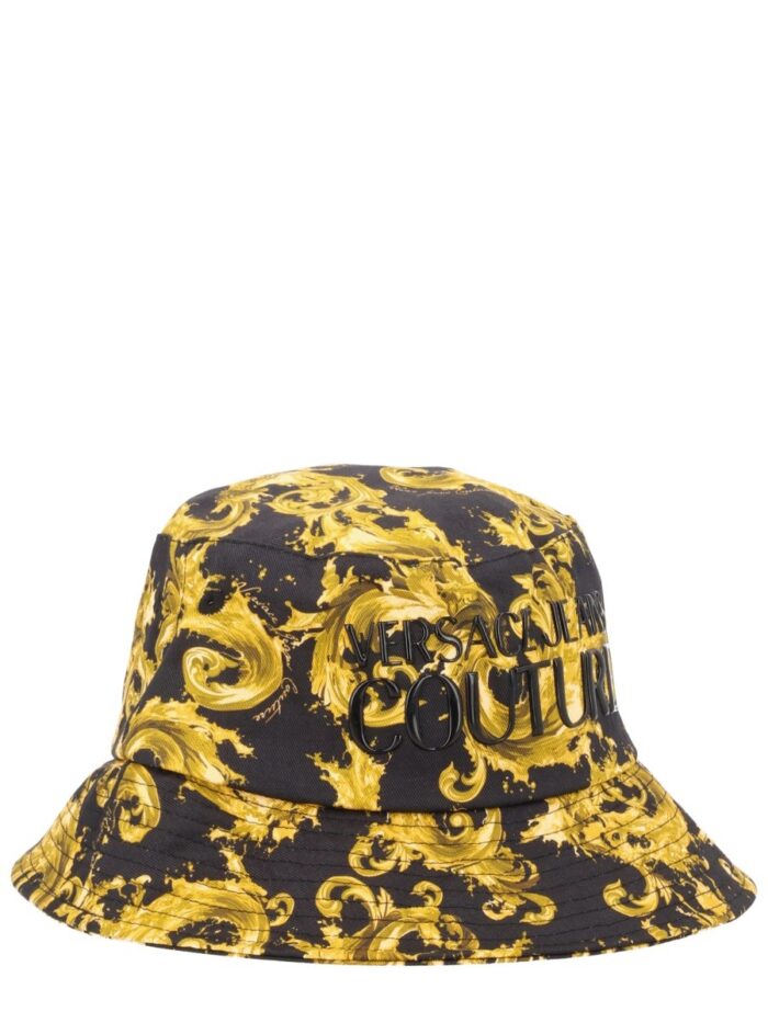 Versace Jeans Couture CAPPELLO CON STAMPA "WAVE" E LOGO