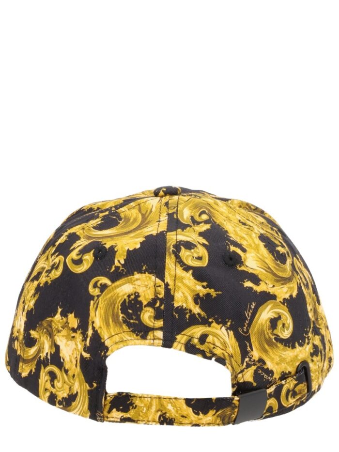 Versace Jeans Couture CAPPELLO DA BASEBALL CON STAMPA E LOGO