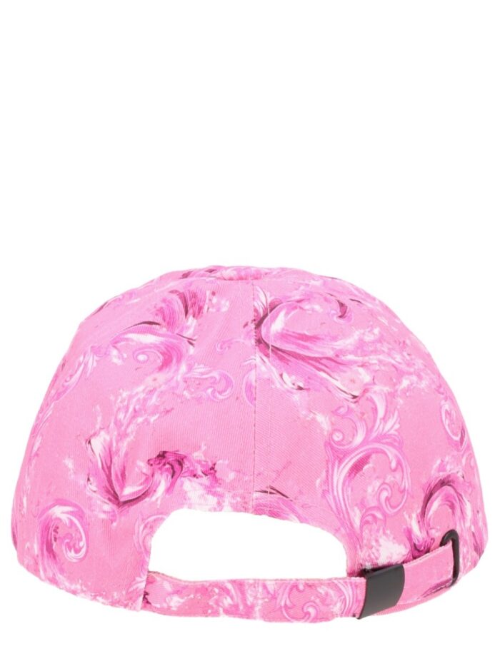 Versace Jeans Couture CAPPELLO DA BASEBALL CON STAMPA E LOGO