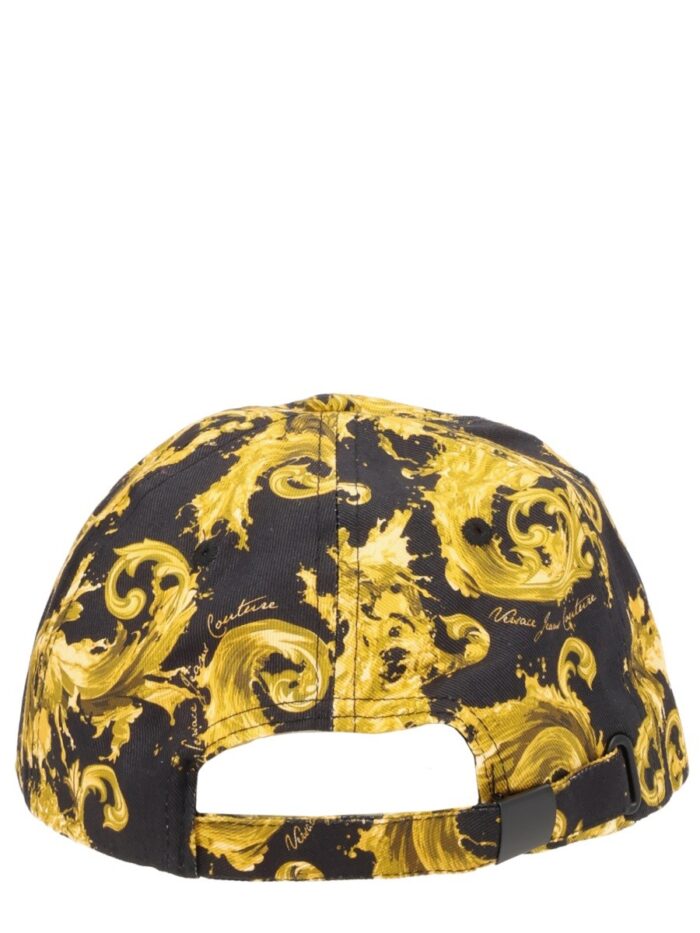 Versace Jeans Couture CAPPELLO DA BASEBALL CON STAMPA E LOGO