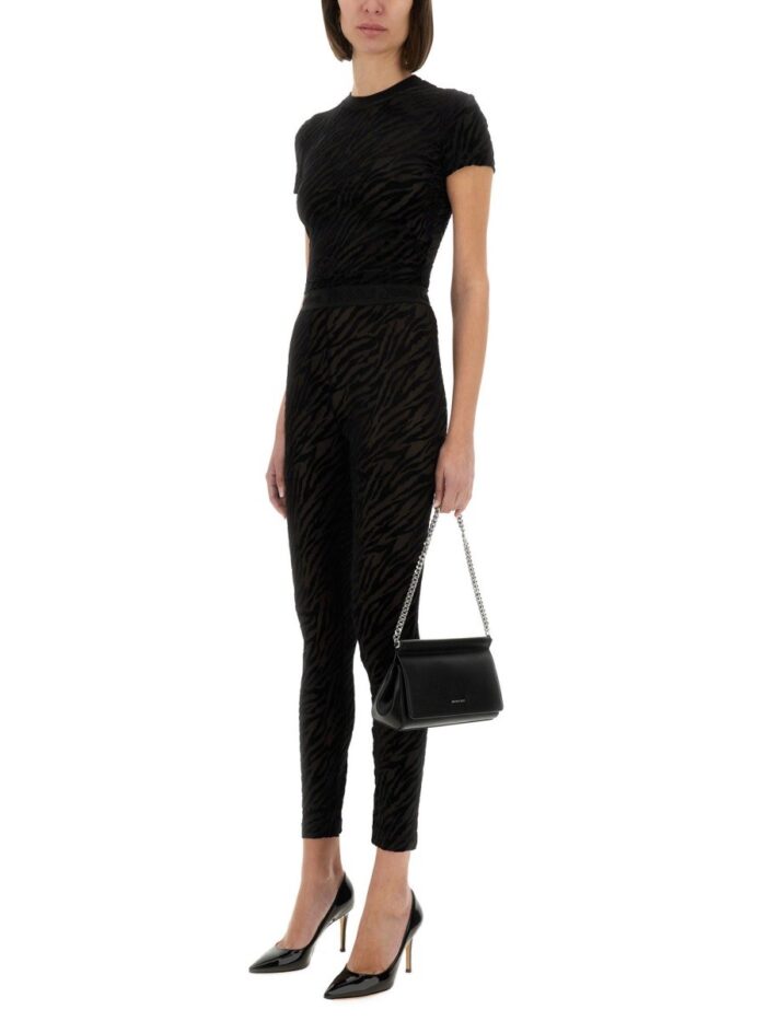 Versace Jeans Couture DEVORÉ ZEBRA SHORT T-SHIRT