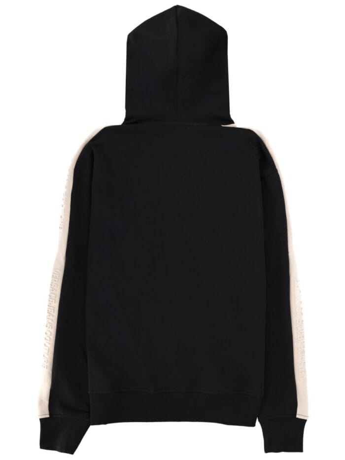 Versace Jeans Couture FELPA CON LOGO E CAPPUCCIO