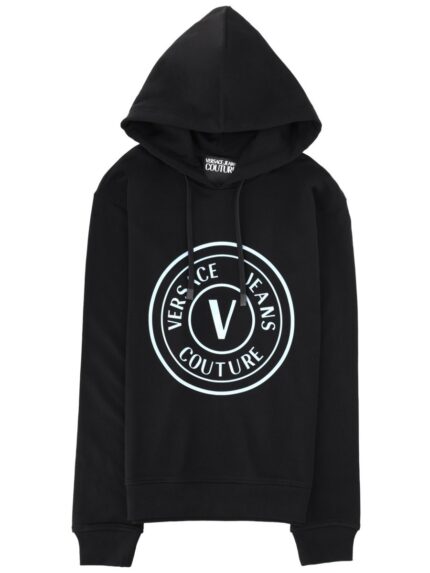 Versace Jeans Couture FELPA CON LOGO E CAPPUCCIO