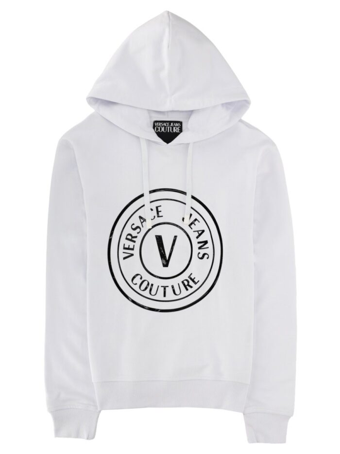 Versace Jeans Couture FELPA CON LOGO E CAPPUCCIO