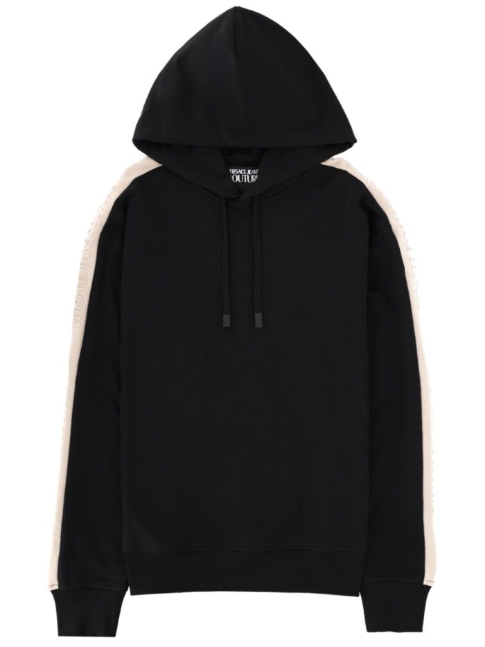 Versace Jeans Couture FELPA CON LOGO E CAPPUCCIO