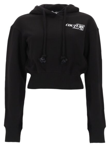 Versace Jeans Couture FELPA CROP CON LOGO