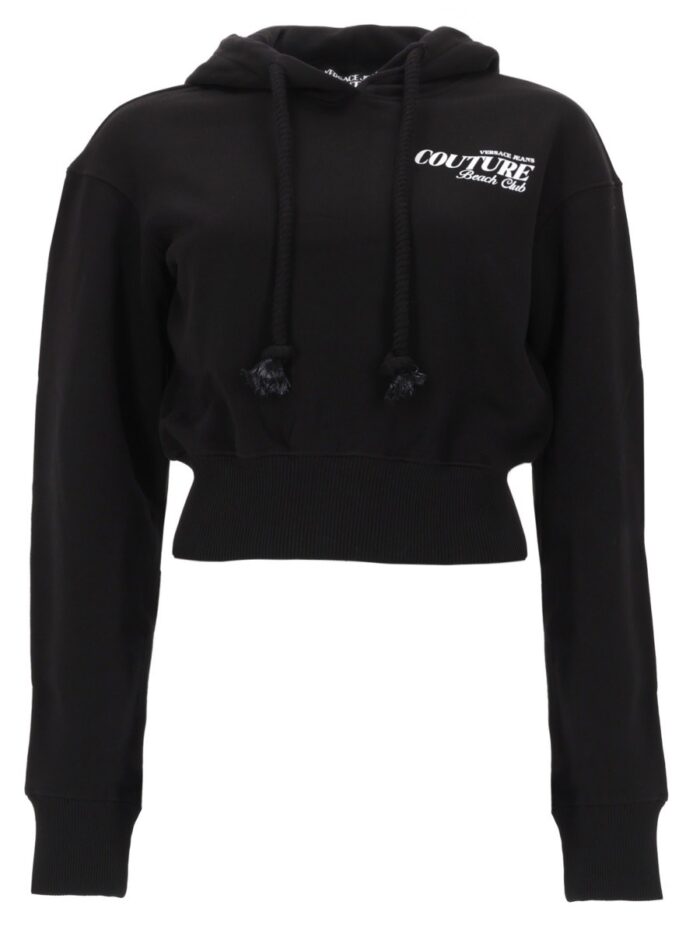 Versace Jeans Couture FELPA CROP CON LOGO
