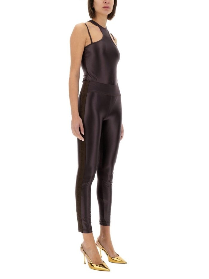 Versace Jeans Couture LEGGINGS WITH LOGOED BAND