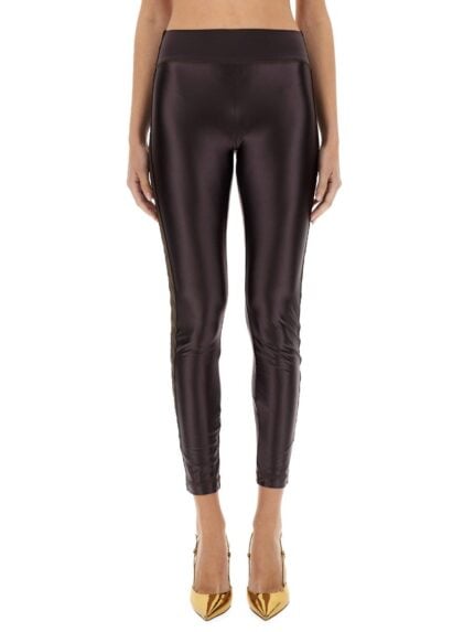 Versace Jeans Couture LEGGINGS WITH LOGOED BAND
