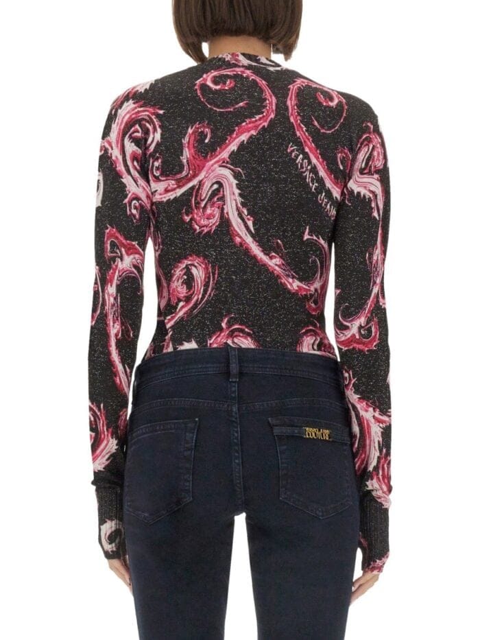 Versace Jeans Couture LUREX KNIT T-SHIRT