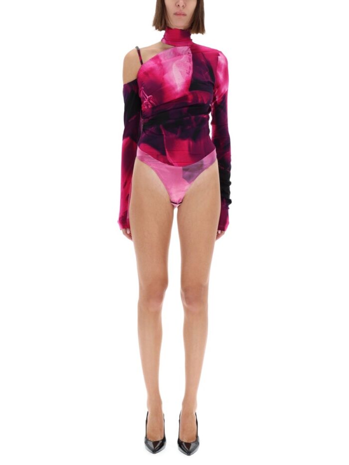 versace jeans couture one shoulder body top Versace Jeans Couture ONE-SHOULDER BODY TOP