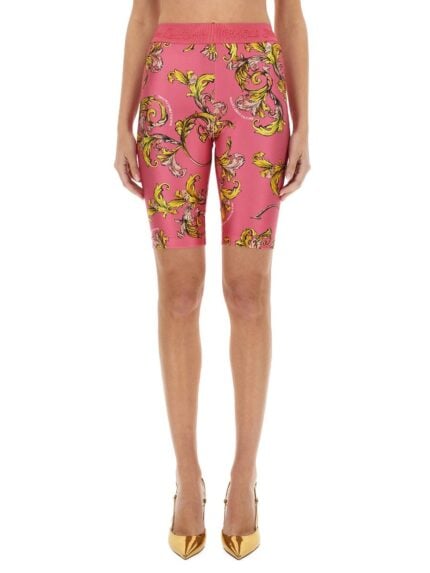 Versace Jeans Couture "OUTLINE BAROQUE" CYCLING SHORTS