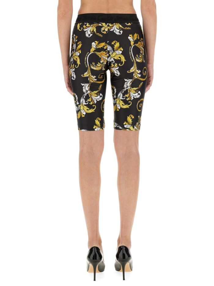 Versace Jeans Couture "OUTLINE BAROQUE" CYCLING SHORTS