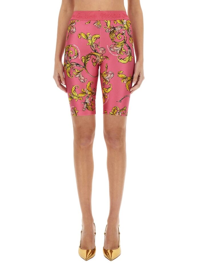 Versace Jeans Couture "OUTLINE BAROQUE" CYCLING SHORTS