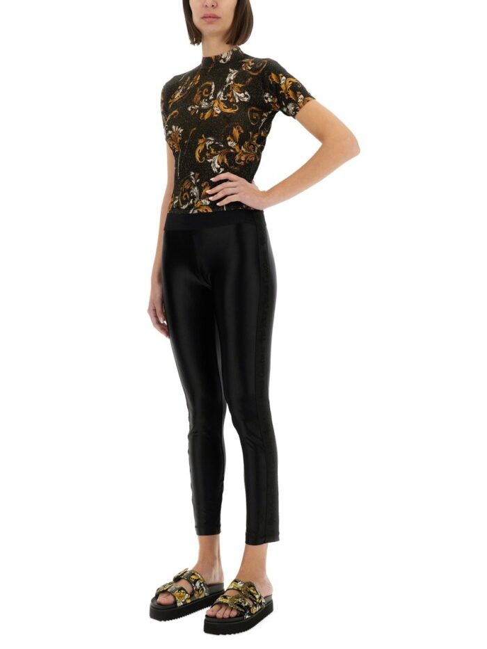 Versace Jeans Couture "OUTLINE BAROQUE" KNITTED T-SHIRT