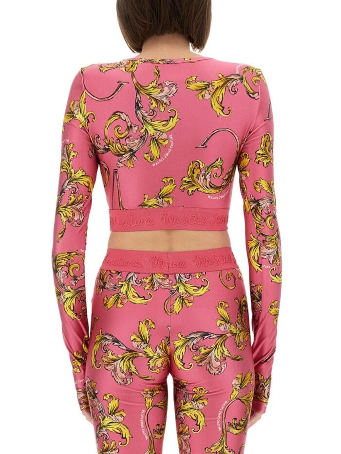 Versace Jeans Couture "OUTLINE BAROQUE" SHORT TOP