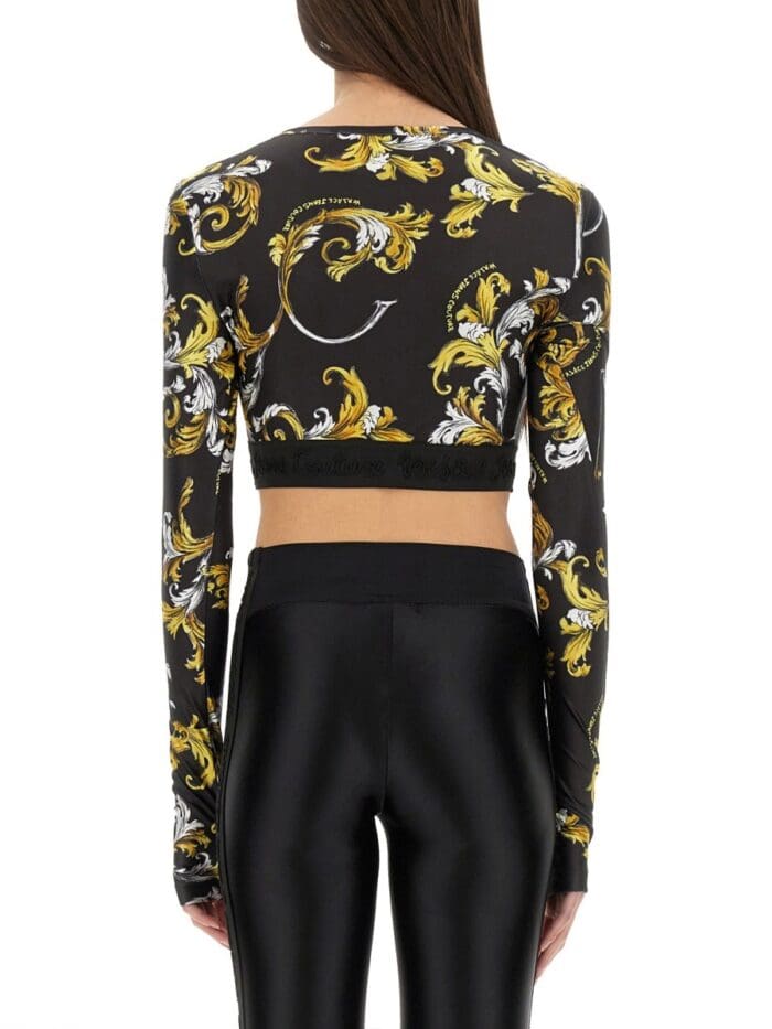 Versace Jeans Couture "OUTLINE BAROQUE" SHORT TOP
