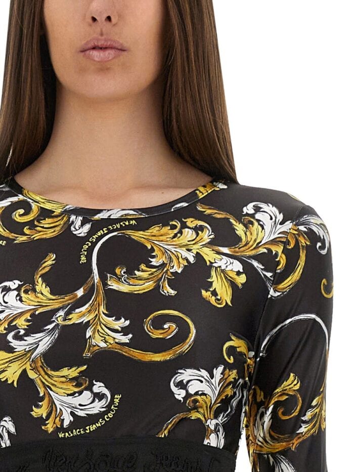 Versace Jeans Couture "OUTLINE BAROQUE" SHORT TOP