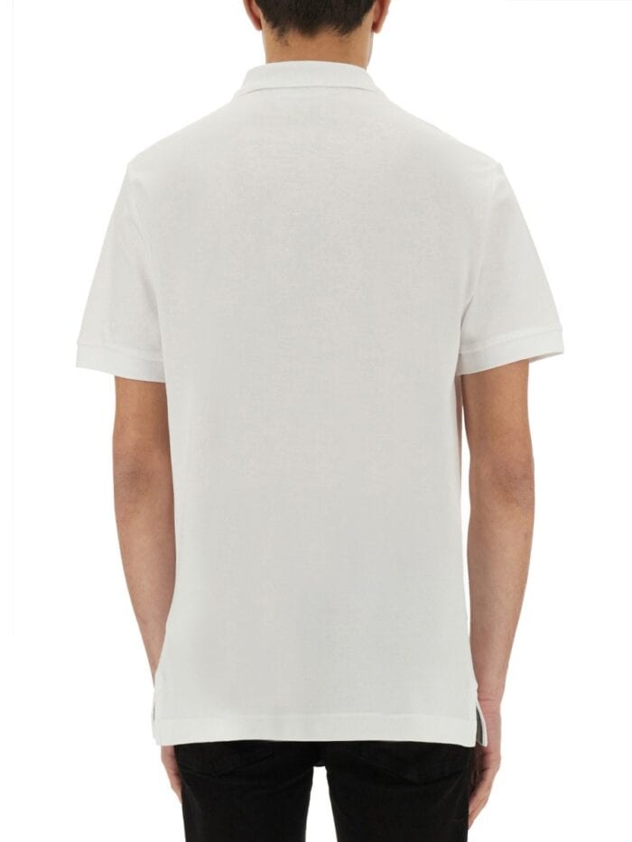 Versace Jeans Couture POLO SHIRT WITH LOGO PLAQUE