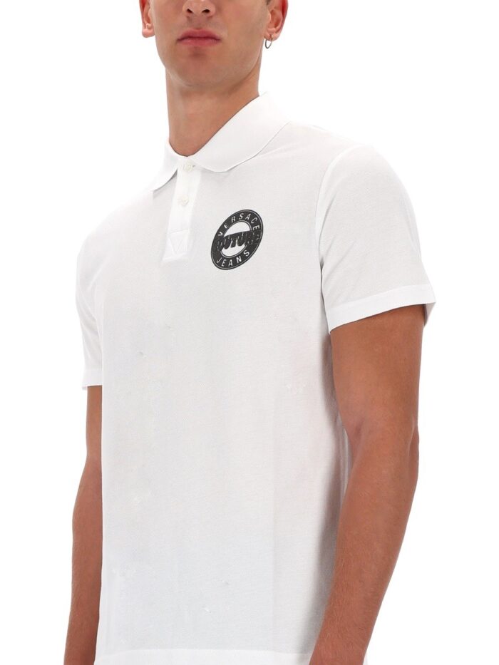 versace jeans couture polo with logo Versace Jeans Couture POLO WITH LOGO