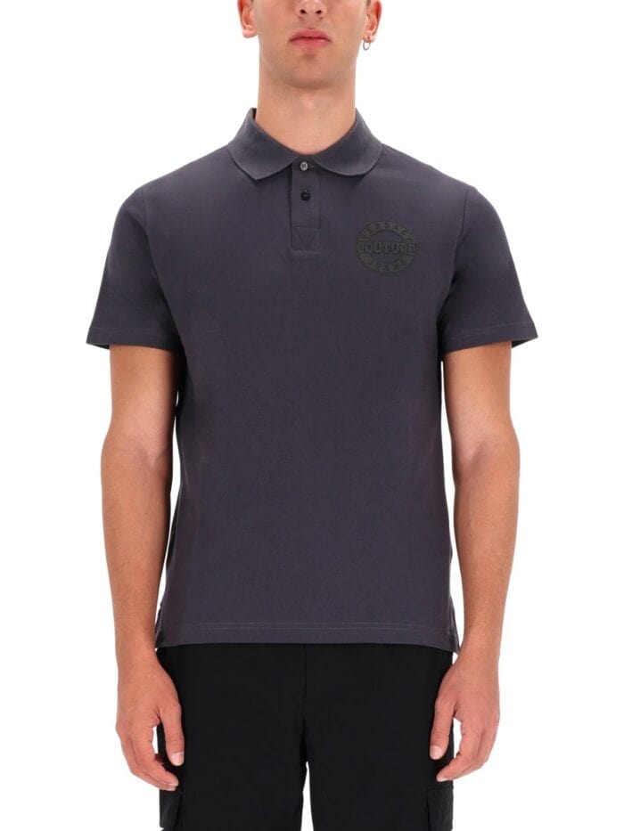 versace jeans couture polo with logo Versace Jeans Couture POLO WITH LOGO