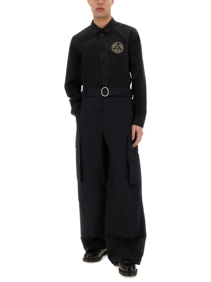 Versace Jeans Couture SHIRT WITH V-EMBLEM