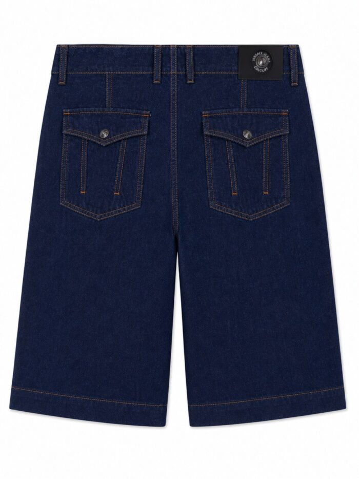 Versace Jeans Couture SHORTS IN DENIM DI COTONE