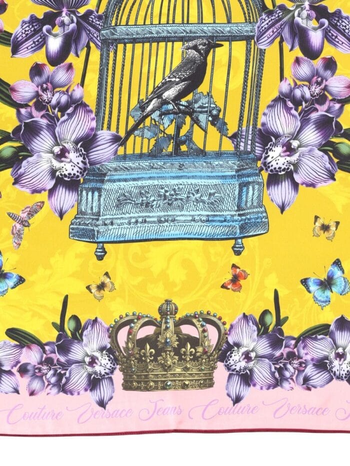 versace jeans couture silk scarf Versace Jeans Couture SILK SCARF