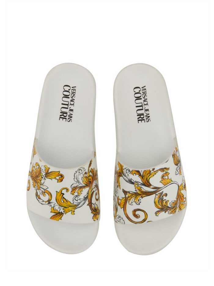 Versace Jeans Couture SLIDE SANDAL WITH LOGO