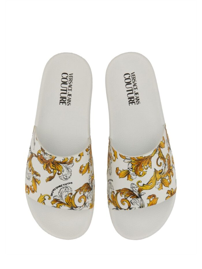 Versace Jeans Couture SLIDE SANDAL WITH LOGO