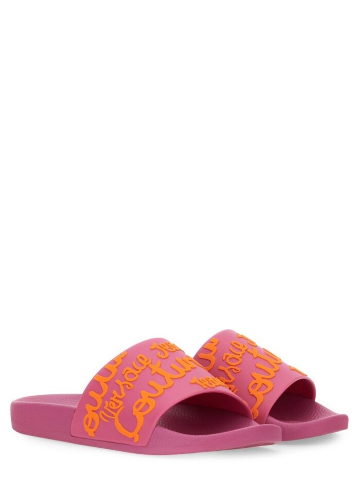 Versace Jeans Couture SLIDE SANDAL WITH LOGO