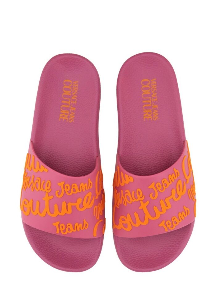 Versace Jeans Couture SLIDE SANDAL WITH LOGO