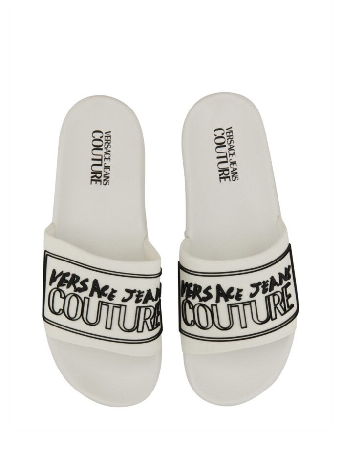 Versace Jeans Couture SLIDE SANDAL WITH LOGO