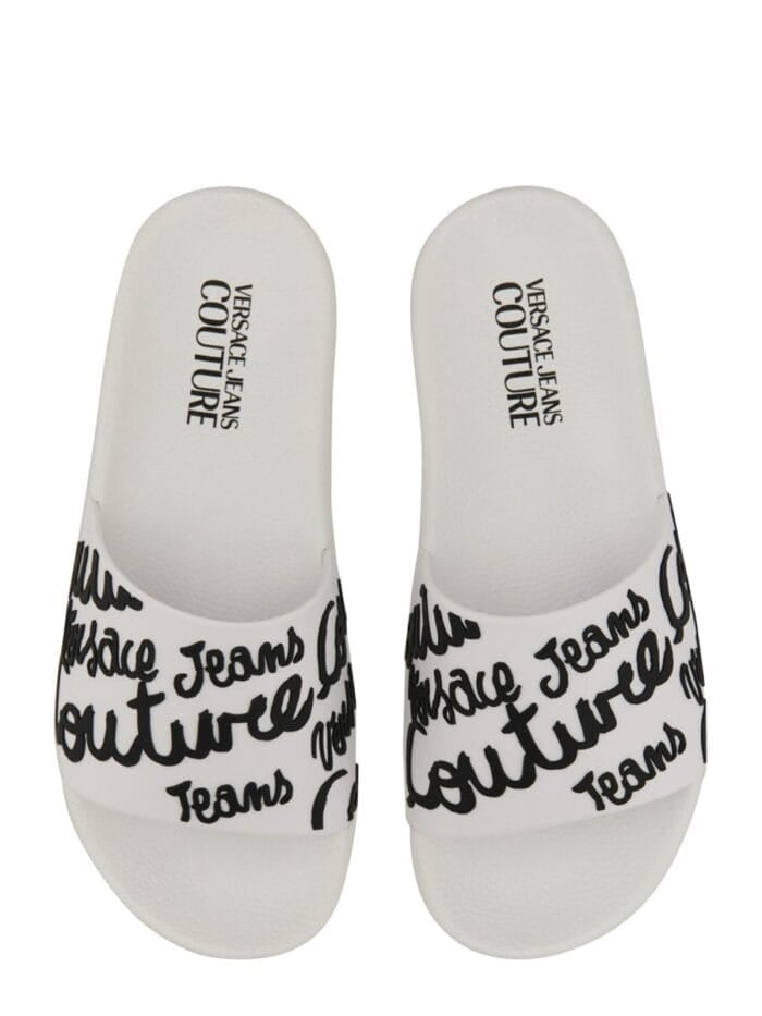 Versace Jeans Couture SLIDE SANDAL WITH LOGO