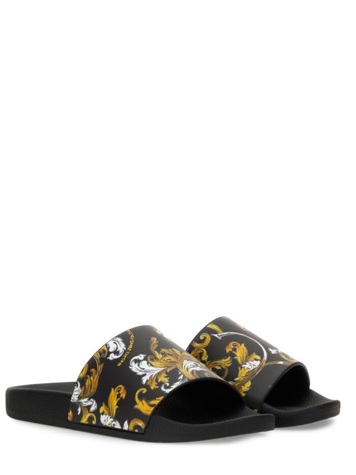 Versace Jeans Couture SLIDE SANDAL WITH LOGO