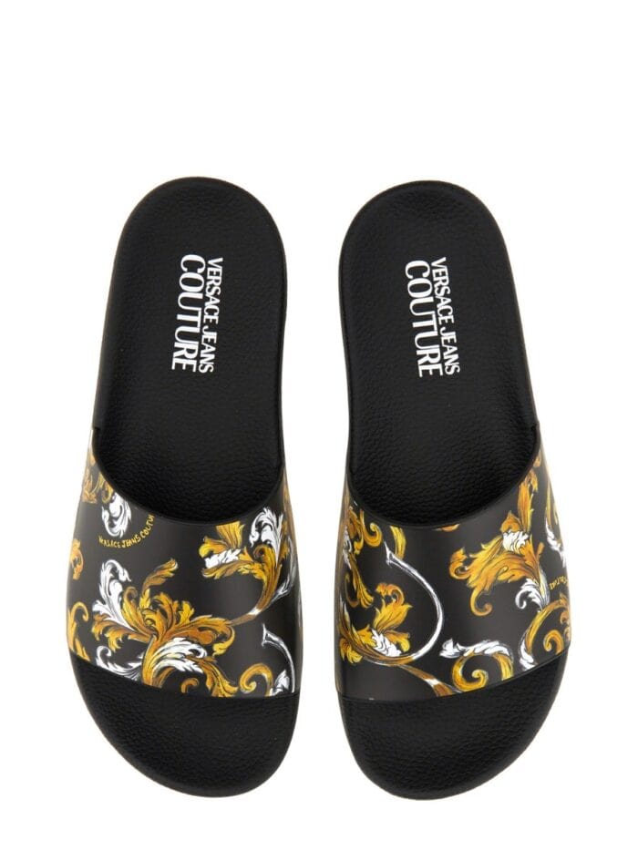 Versace Jeans Couture SLIDE SANDAL WITH LOGO