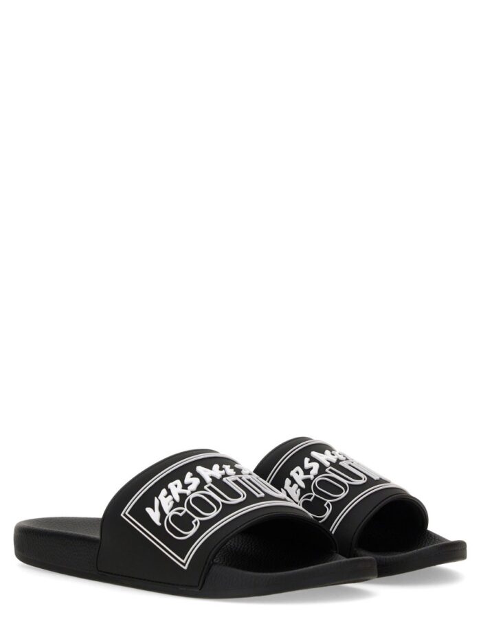 Versace Jeans Couture SLIDE SANDAL WITH LOGO
