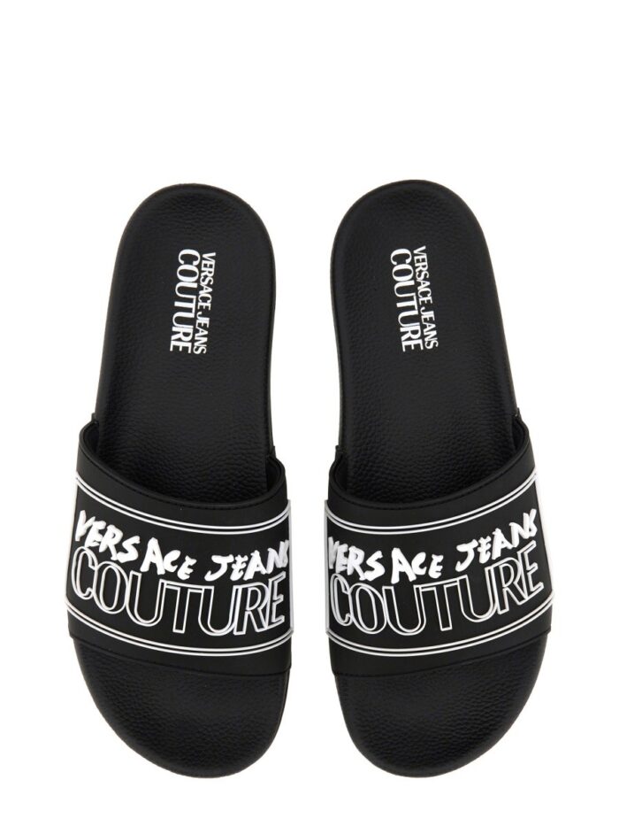 Versace Jeans Couture SLIDE SANDAL WITH LOGO