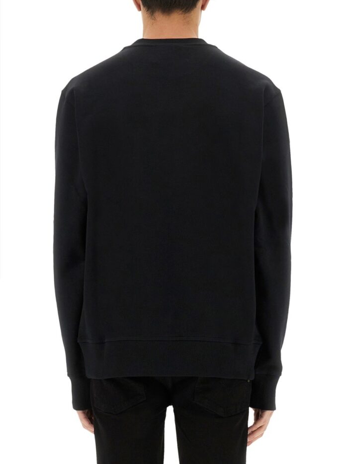 Versace Jeans Couture SWEATSHIRT WITH BAROQUE OUTLINE LOGO