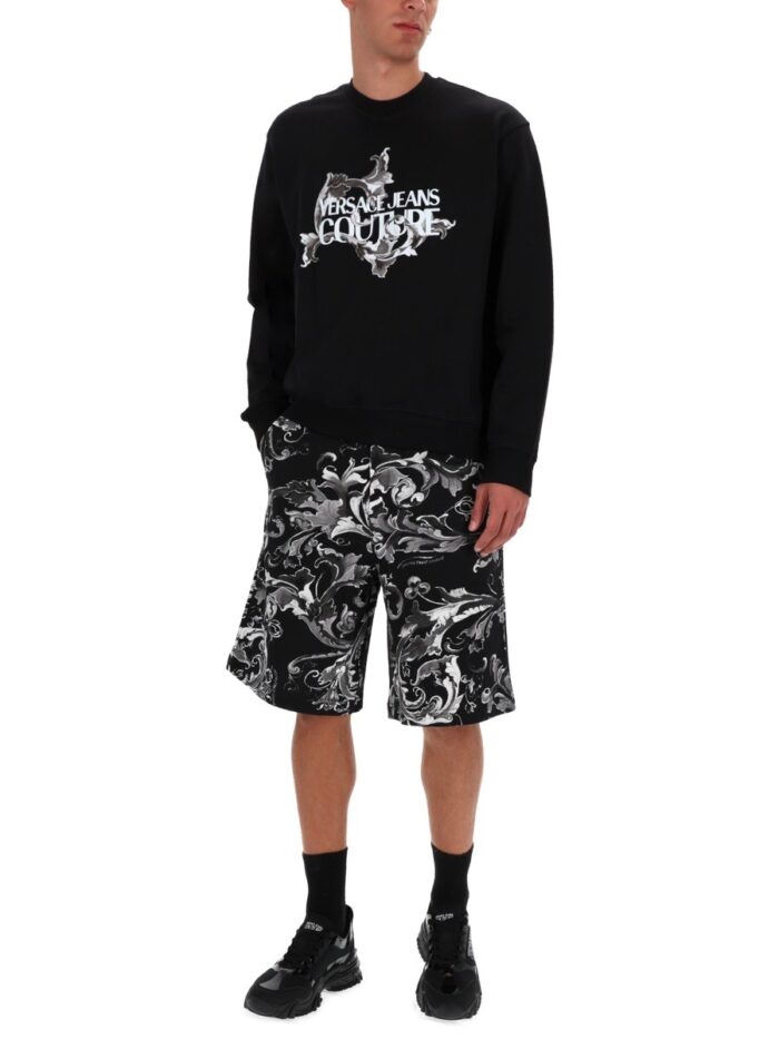 Versace Jeans Couture SWEATSHIRT WITH BAROQUE PRINT