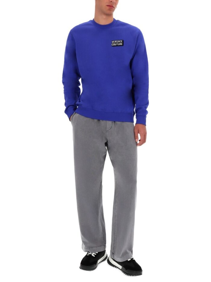 versace jeans couture sweatshirt with logo Versace Jeans Couture SWEATSHIRT WITH LOGO