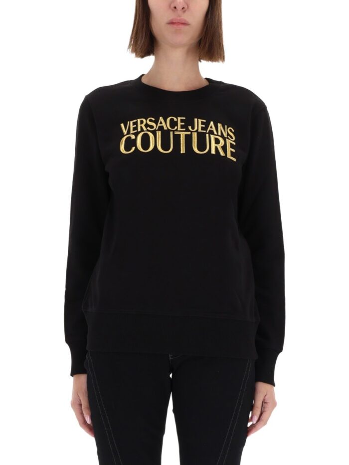 versace jeans couture sweatshirt with logo Versace Jeans Couture SWEATSHIRT WITH LOGO
