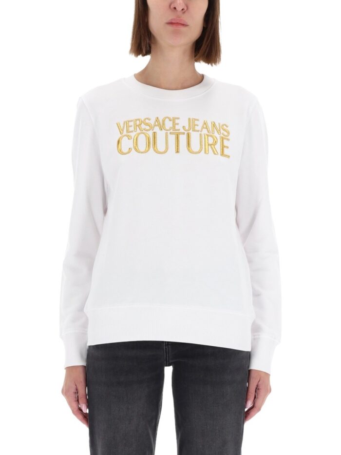 versace jeans couture sweatshirt with logo Versace Jeans Couture SWEATSHIRT WITH LOGO
