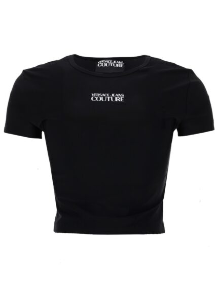 Versace Jeans Couture T-SHIRT CROP CON LOGO